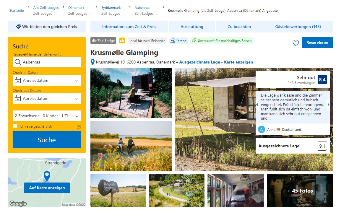 Angebote auf Booking.com
